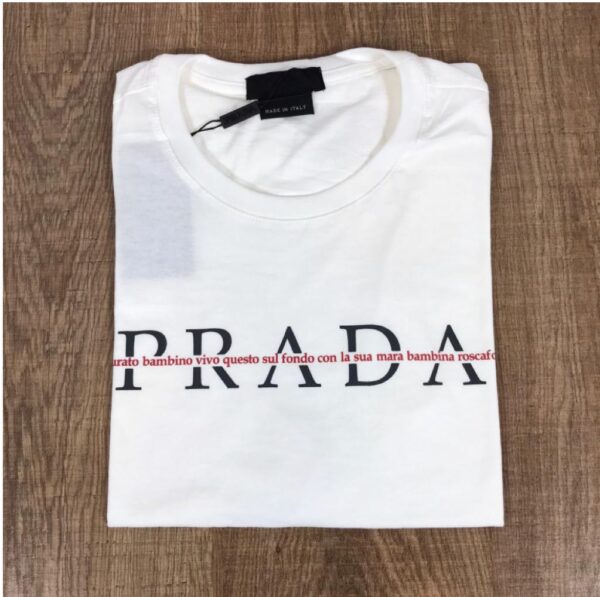 Camiseta Prada Branco-B-1530 - Image 3